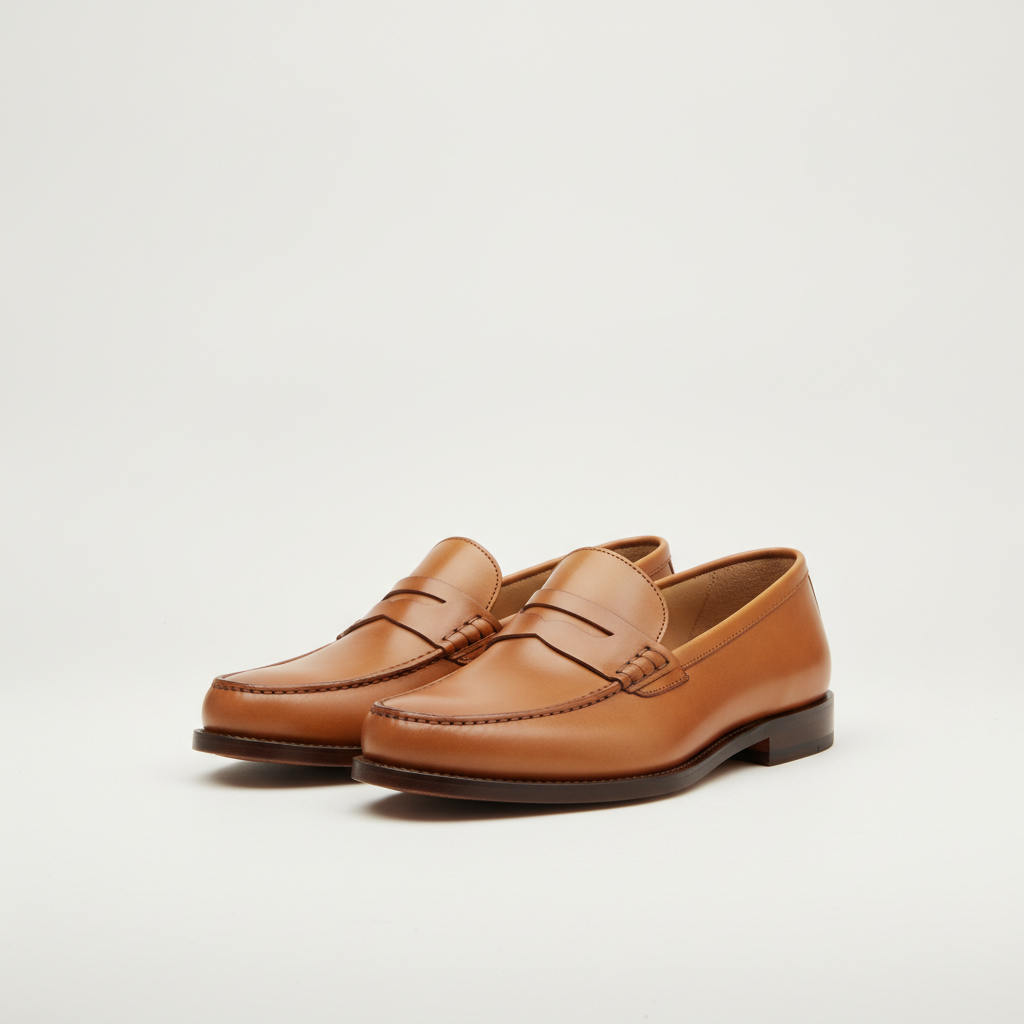 Tan Loafers — shoes